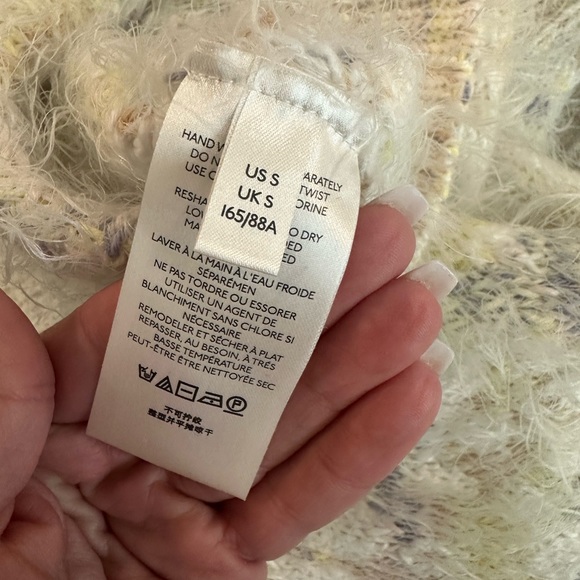 Free People Fuzzy Multicolor Sweater - Picture 6 of 8